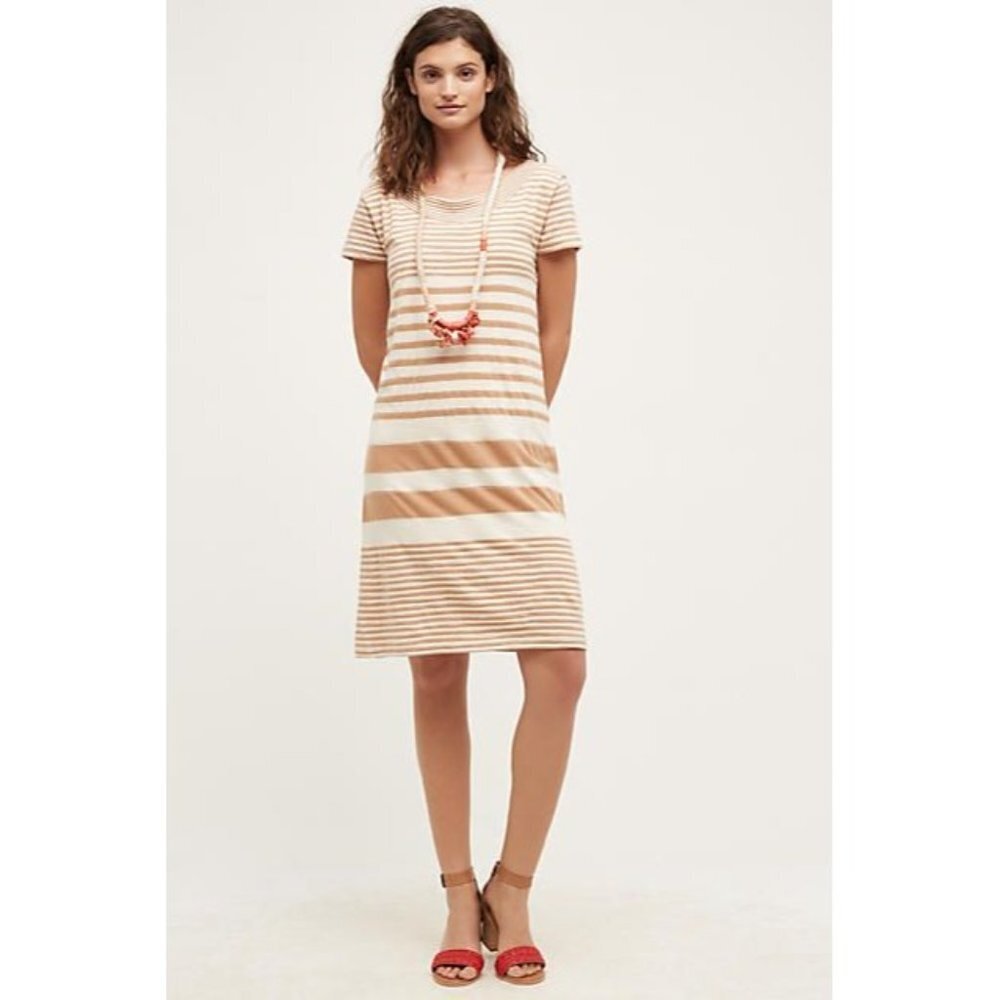 Maeve Anthropologie Women's Haven Shift Dress Knee Length Multicolor Small